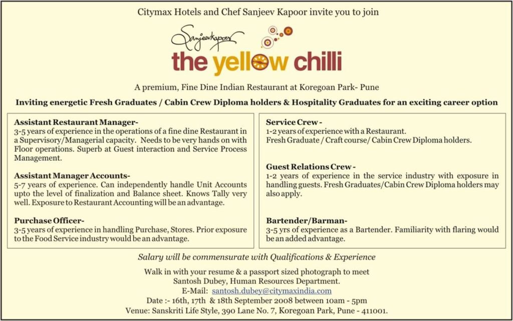 The Yellow Chilli